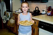 Natalie with  Cookies